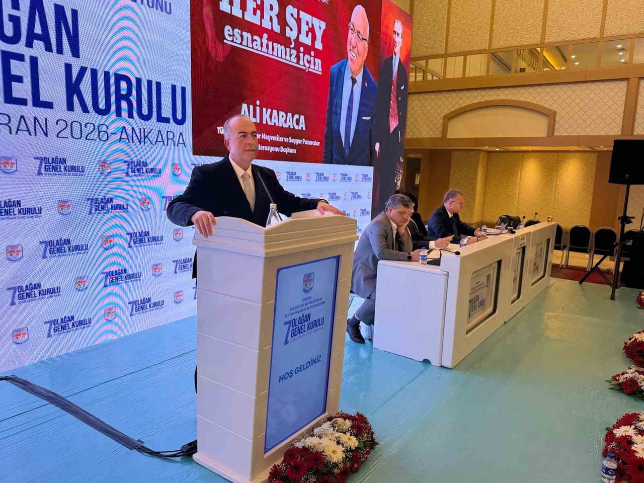 AKHİSAR PAZARCILAR ODASI BAŞKANI MUSTAFA GÜRAL, TÜRKİYE SEBZECİLER MEYVECİLER VE SEYYAR PAZARCILAR...