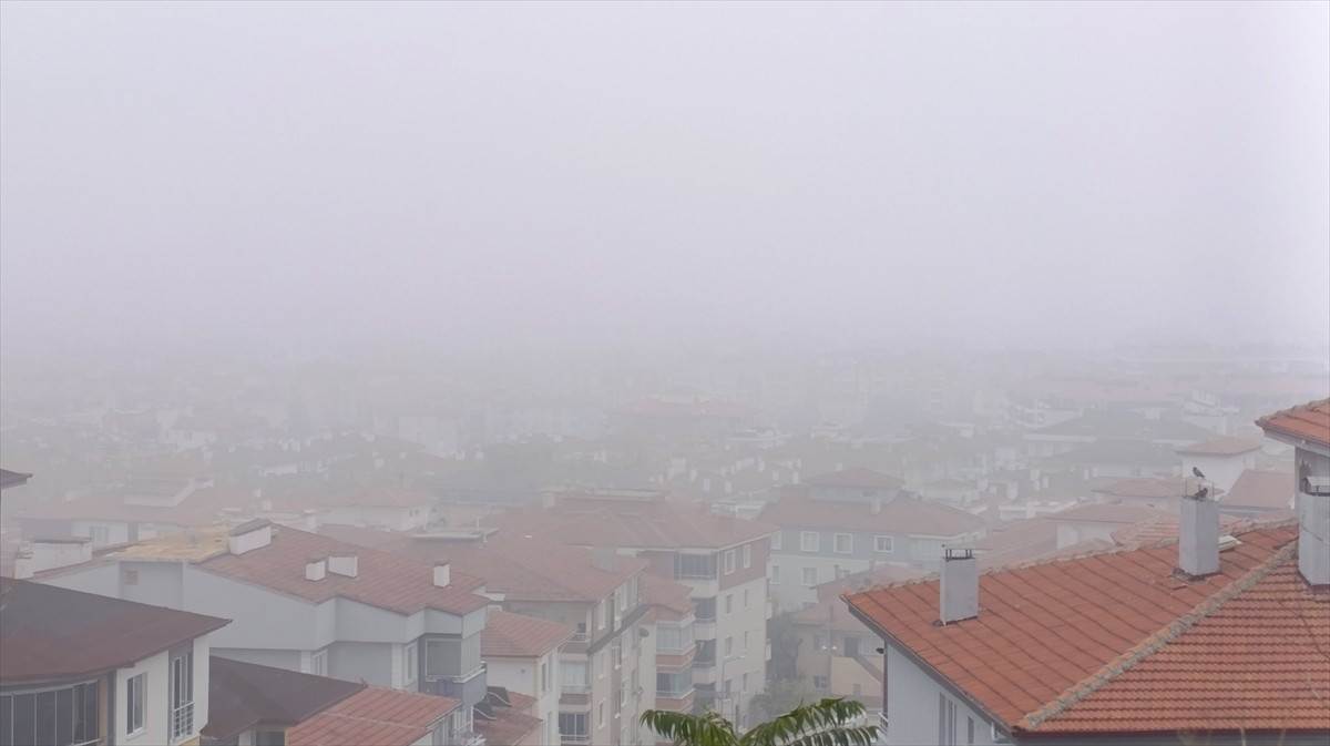 Amasya'da sis nedeniyle görüş mesafesi 50 metreye kadar düştü.