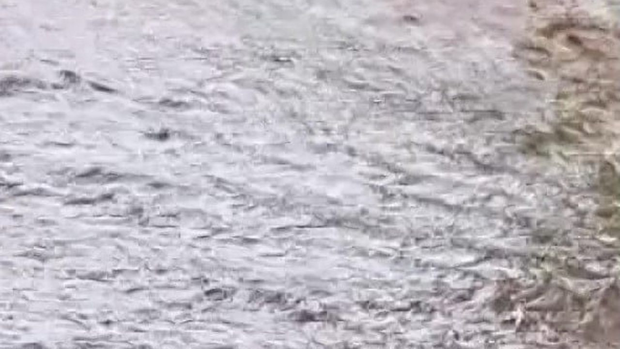 Amasya'da Şiddetli Yağmur Köy Yollarını Sular Altında Bıraktı