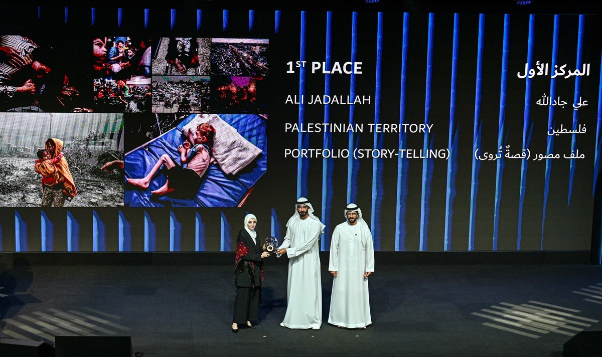 Anadolu Ajansı (AA) foto muhabiri Ali Jadallah, Birleşik Arap Emirlikleri'nin (BAE) Dubai şehrinde...