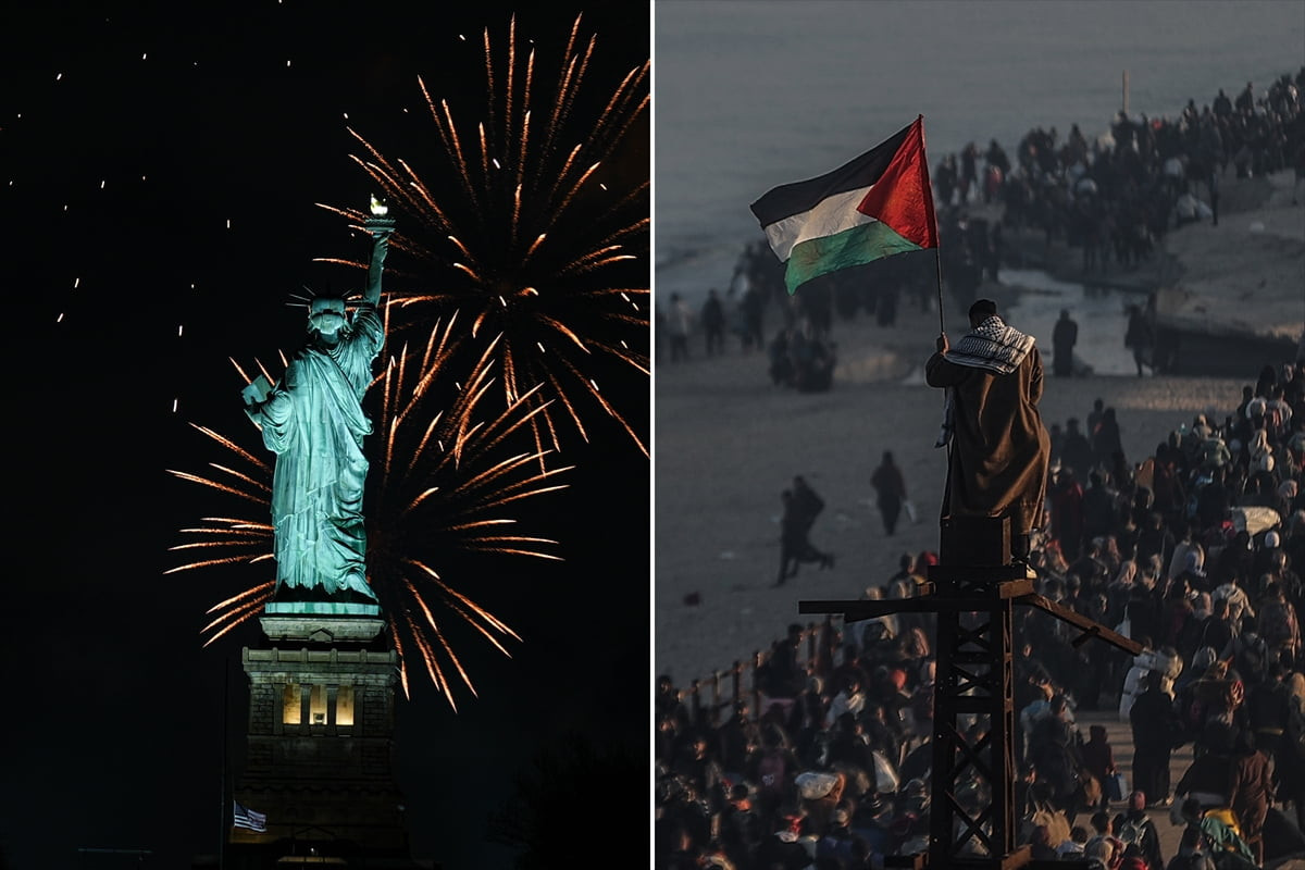 Anadolu Ajansının (AA) 2025 yılında objektifine yansıyan kareler, Batı dünyasının gündemi ile...