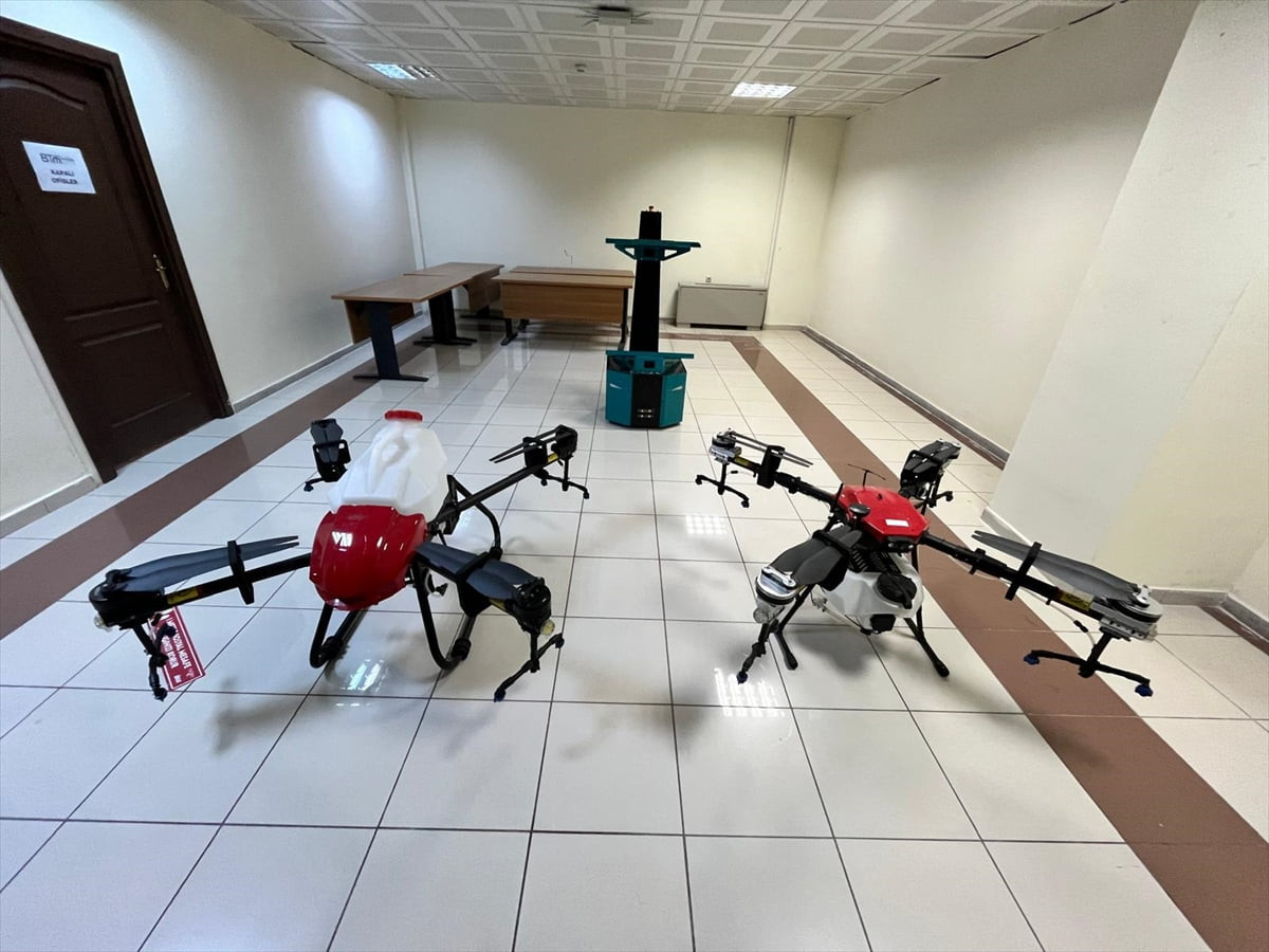 Anadolu Ajansının (AA), "Tarımda Dijital Çağ" başlıklı dosyasının bu haberinde, dron ve tarım...