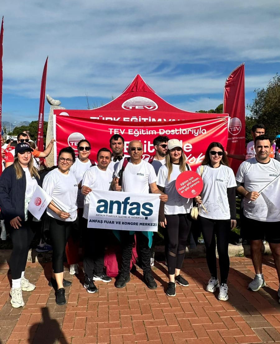 ANFAŞ EKİBİ, TÜRK EĞİTİM VAKFI’NA (TEV) DESTEK AMACIYLA MARATONDA YER ALARAK EĞİTİME KATKI SUNMAK...