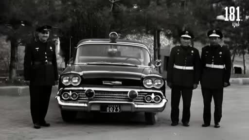 Ankara Emniyet Müdürlüğünden 181. kuruluş yıl dönümünde "Nostalji" paylaşımı