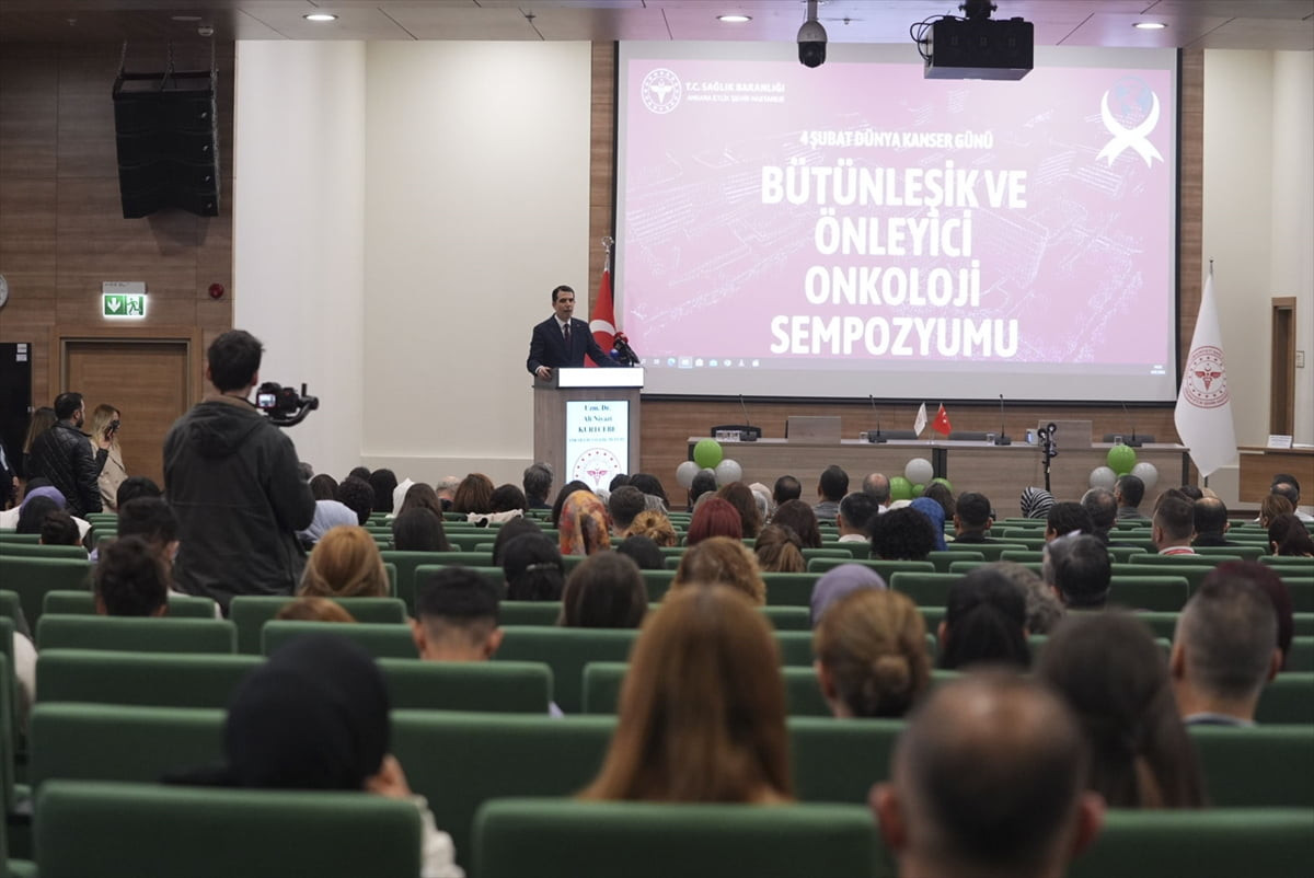 Ankara Etlik Şehir Hastanesinde 4 Şubat Dünya Kanser Günü kapsamında "Bütünleşik ve Önleyici...