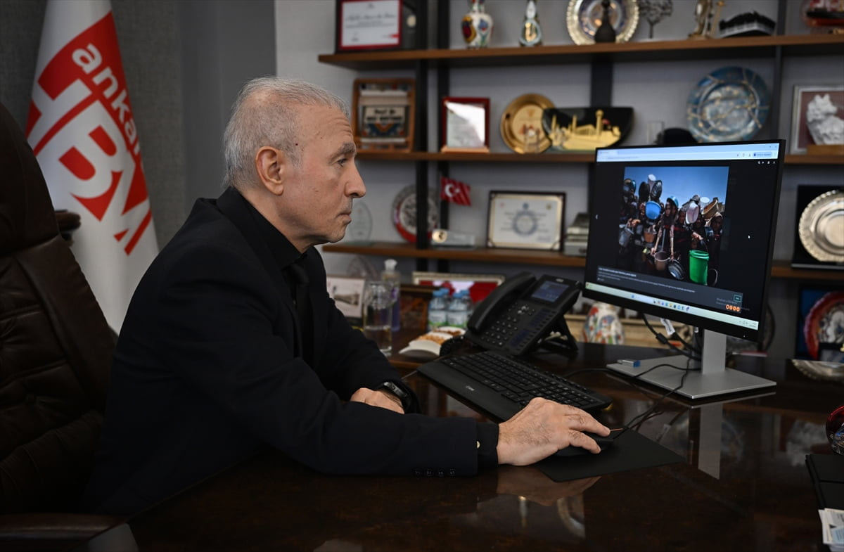 Ankara Hacı Bayram Veli Üniversitesi Rektörü Prof. Dr. Mehmet Naci Bostancı, Anadolu Ajansının...