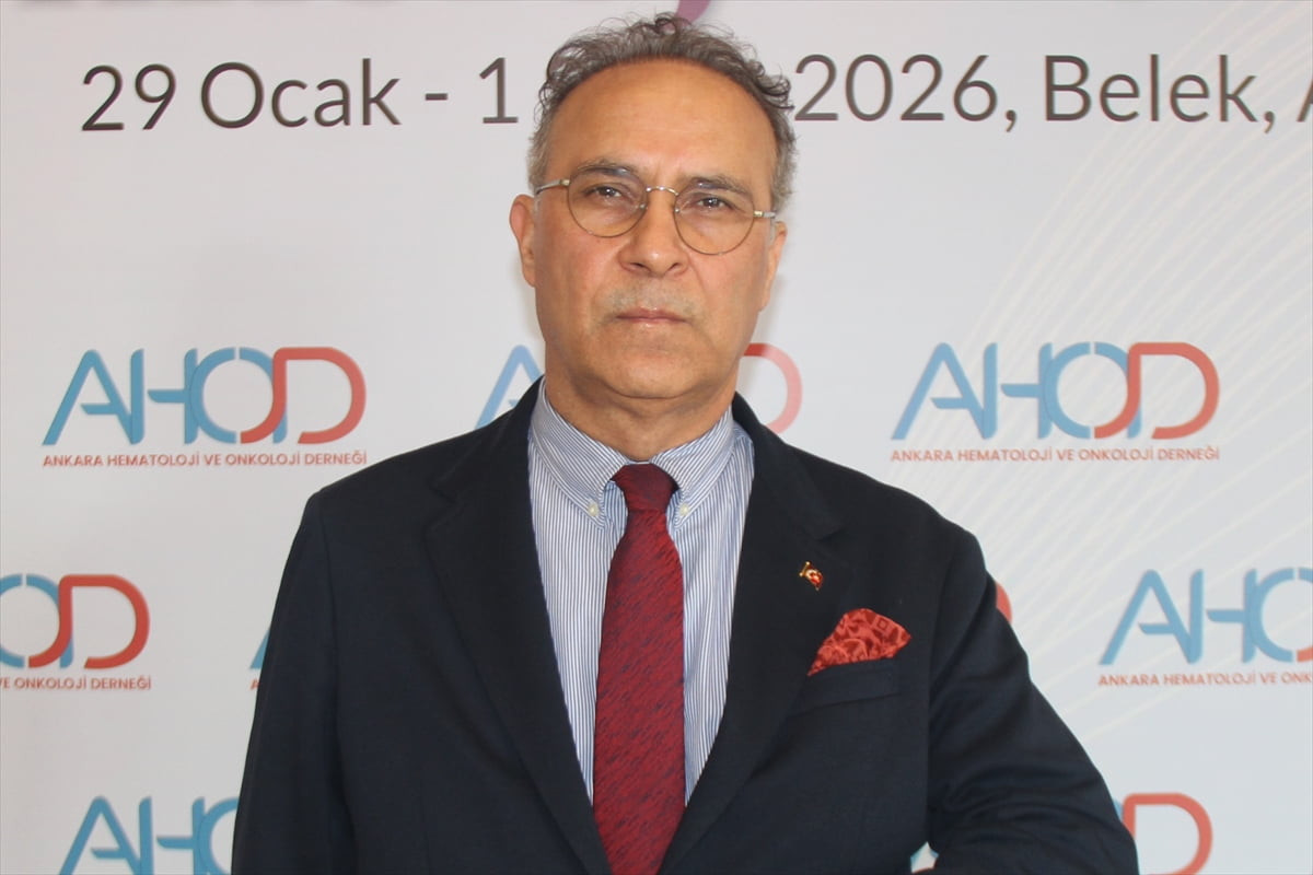 Ankara Hematoloji ve Onkoloji Derneği Başkanı Prof. Dr. Fevzi Altuntaş, Antalya'nın Belek Turizm...