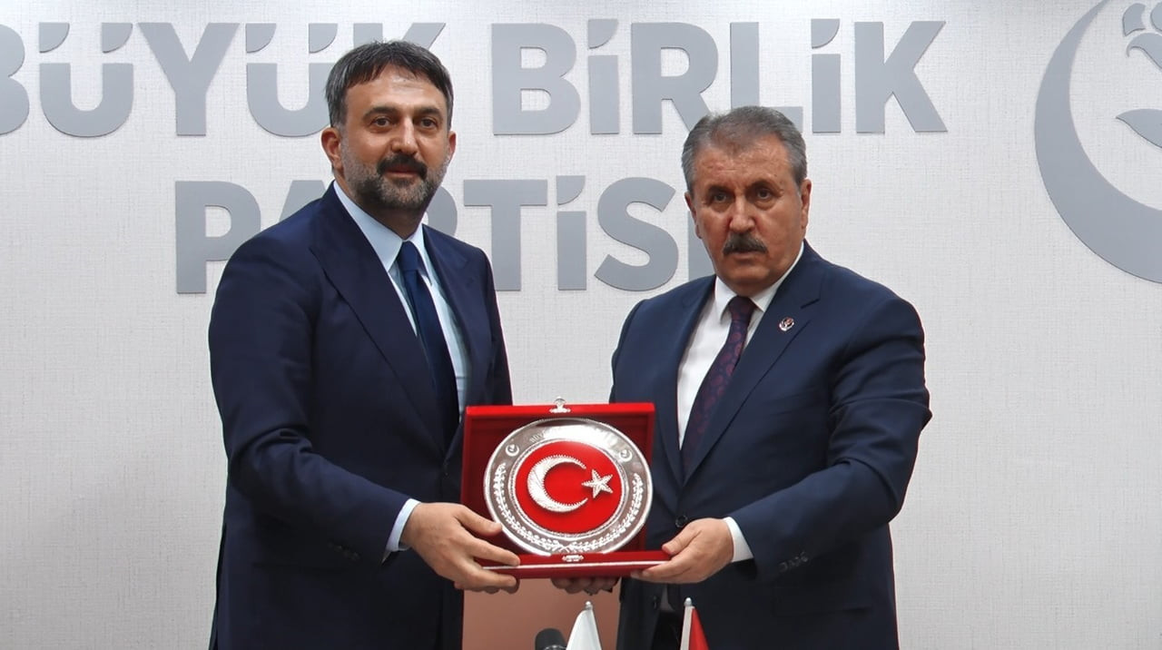 ANKARA KENT KONSEYİ BAŞKANI HALİL İBRAHİM YILMAZ VE BÜYÜK BİRLİK PARTİSİ (BBP) GENEL BAŞKANI...