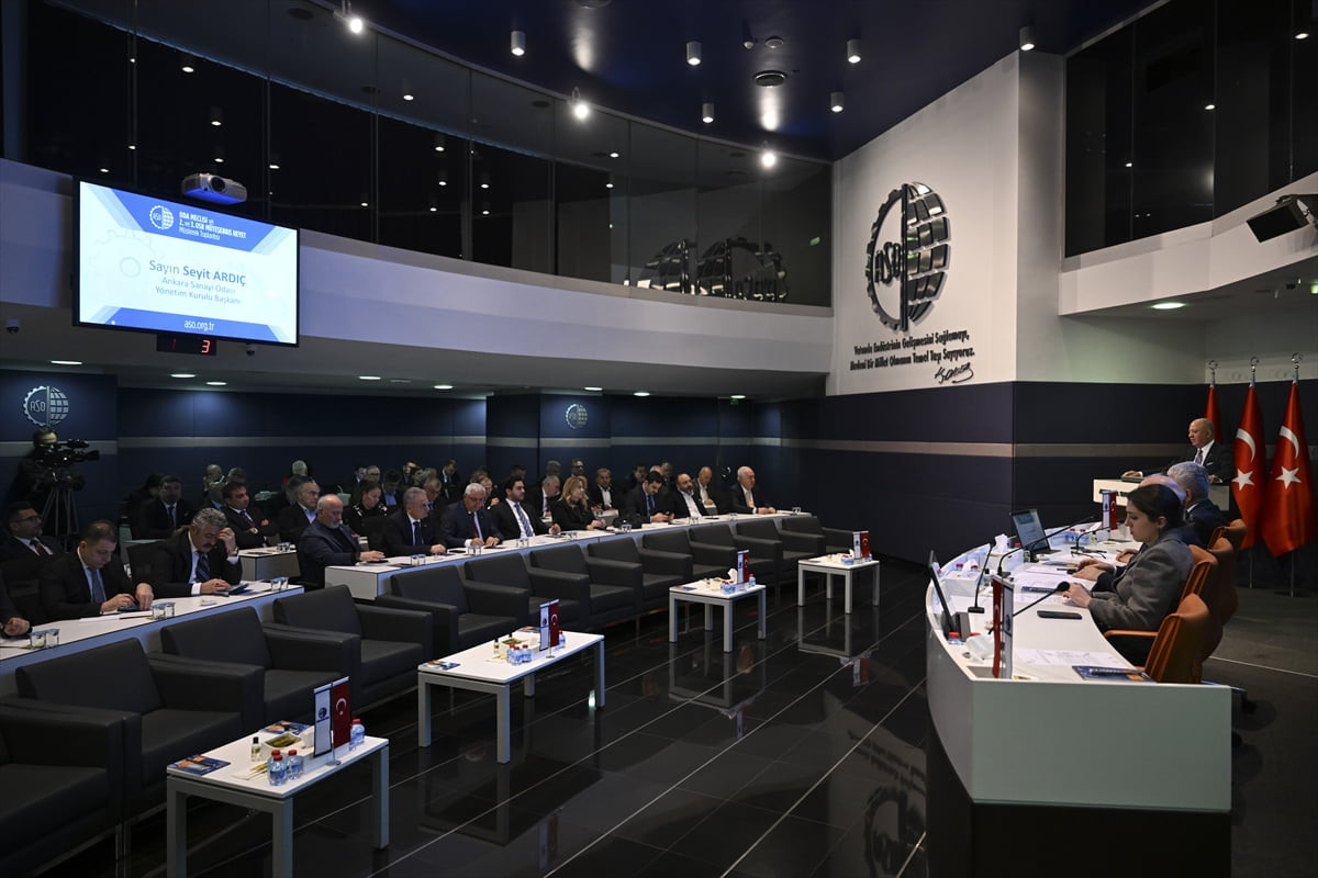 Ankara Sanayi Odası'nın (ASO), şubat ayı meclis toplantısı, Oda binasında gerçekleştirildi.