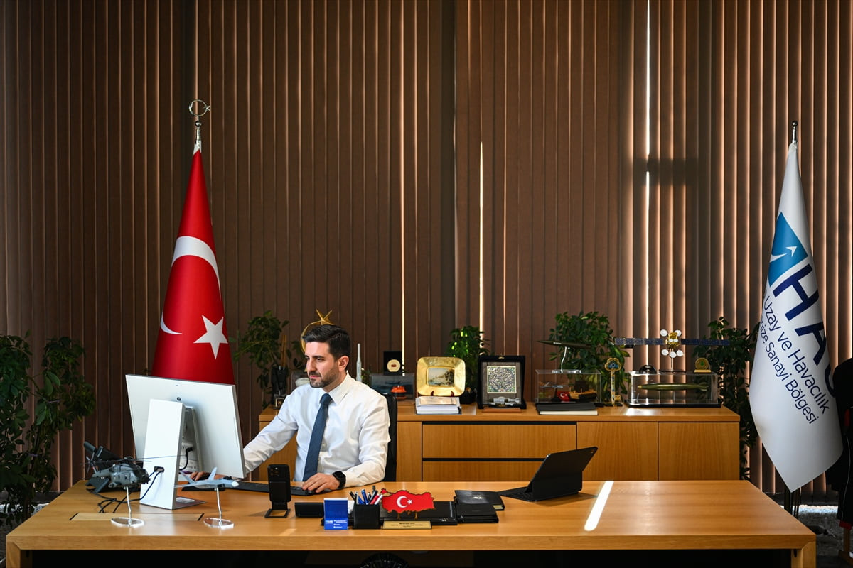 Ankara Uzay ve Havacılık İhtisas Organize Sanayi Bölgesi (OSB) Müdürü Mehmet Nihat Yapıcı, Anadolu...