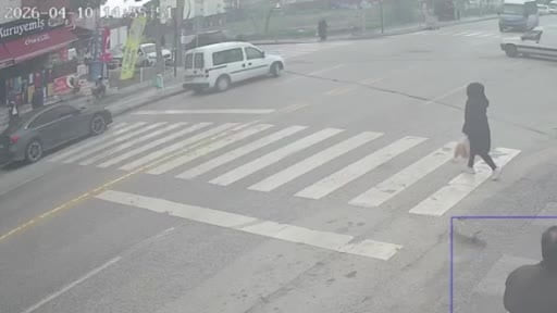 Ankara'da 5 kişinin yaralandığı kazanın görüntüleri ortaya çıktı