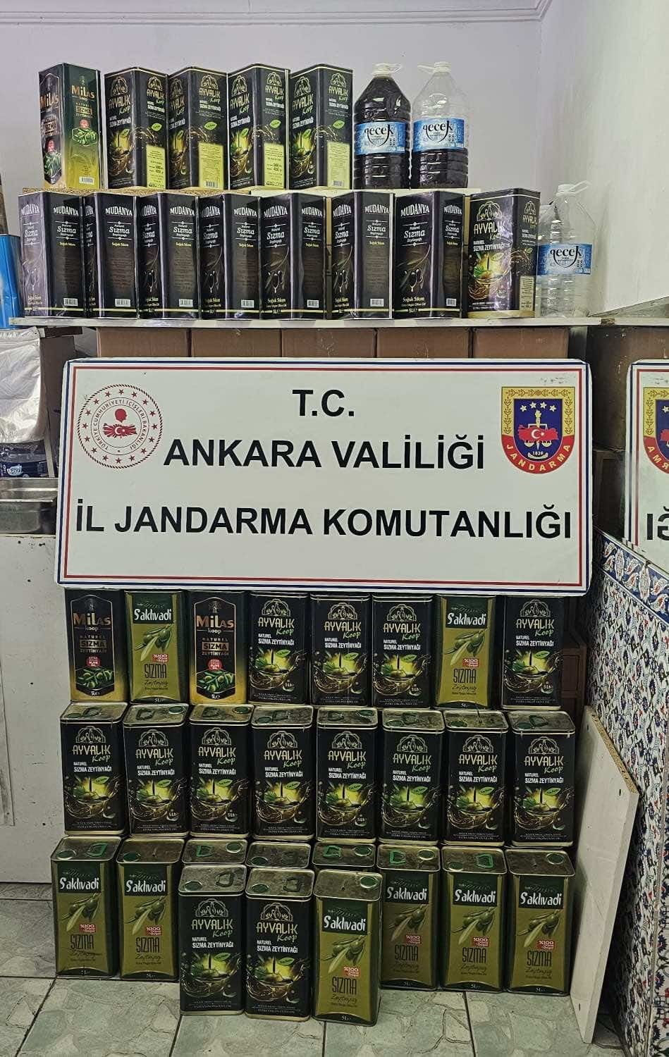 ANKARA’DA BİR İŞ YERİNE YÖNELİK GERÇEKLEŞTİRİLEN OPERASYONDA 845 BİN LİRA DEĞERE SAHİP BİR BUÇUK...
