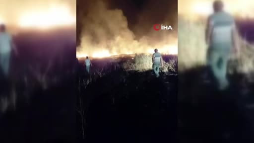 Ankara’da boş arazide çıkan yangın söndürüldü