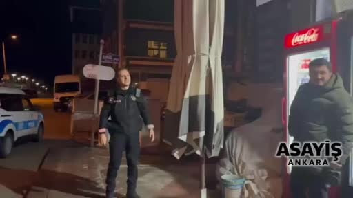 Ankara’da vatandaşlardan Polis Haftası sürprizi