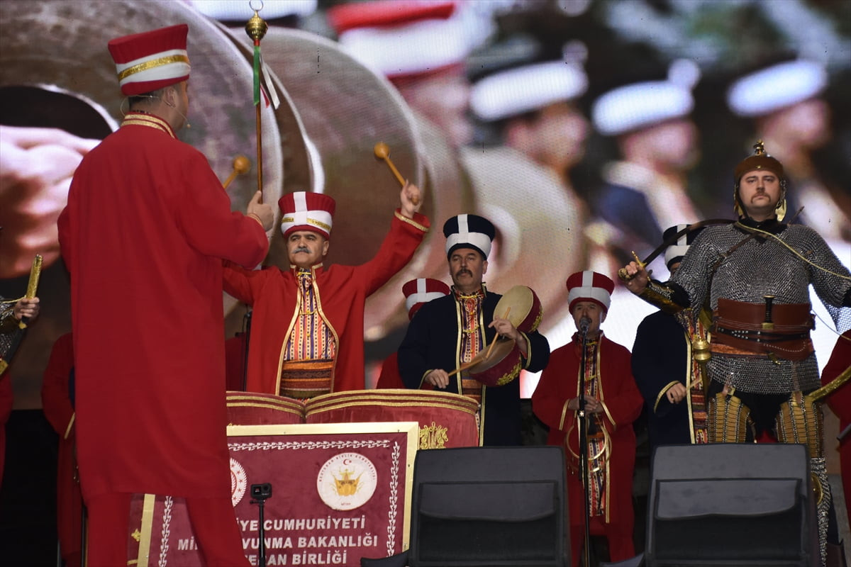 Antalya'nın fethinin 819. yıl dönümü dolayısıyla Milli Savunma Bakanlığı (MSB) Mehteran Birliği...