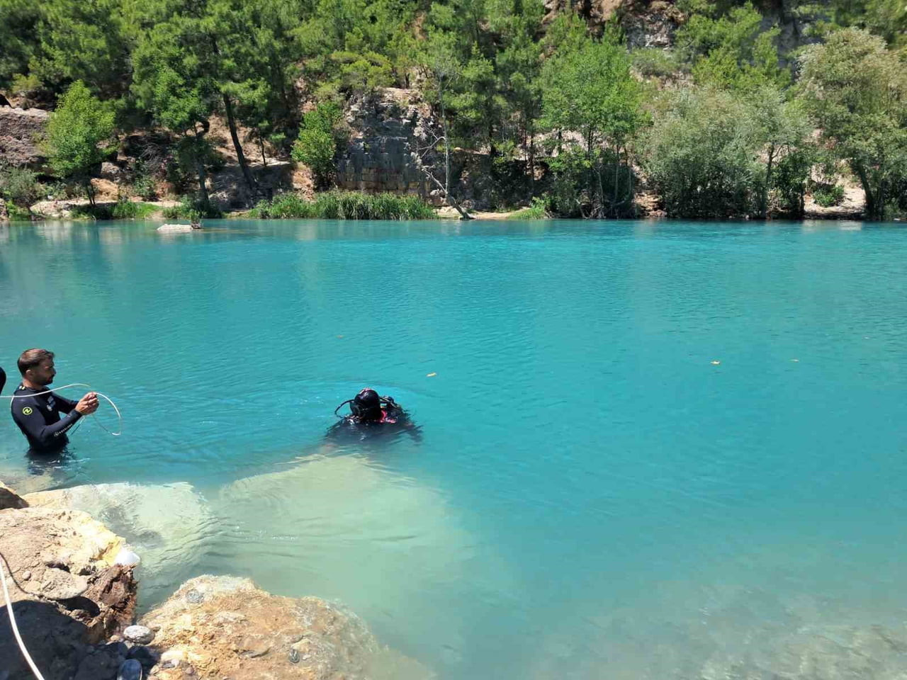 ANTALYA'NIN MANAVGAT İLÇESİNDE ALARA ÇAYI'NDA YÜZMEK İÇİN SUYA GİRDİKTEN SONRA KAYBOLAN 26...