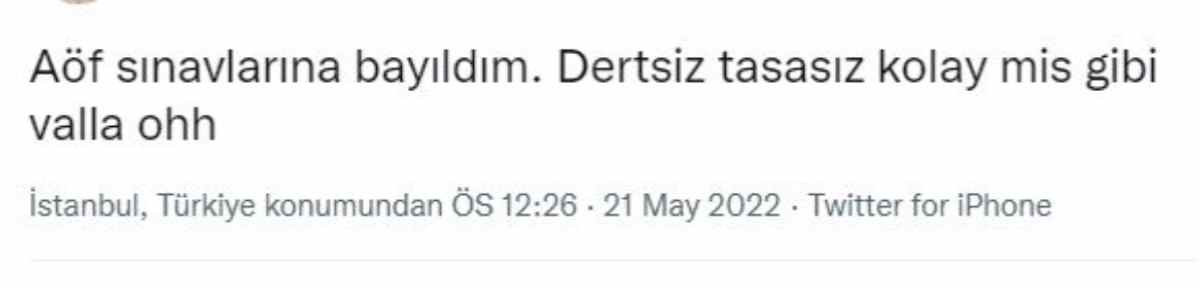 AÖF Bahar dönemi soru yorumları