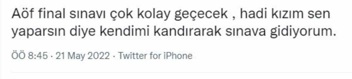 AÖF Bahar dönemi soru yorumları