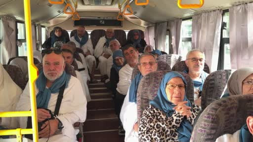 Arafat Vakfesi için Mekke-i Mükerreme’deki otellerden Cebel’i Rahme tepesinin eteklerine...