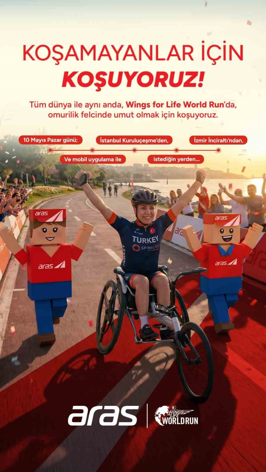 ARAS KARGO, OMURİLİK FELCİNİN TEDAVİSİNE YÖNELİK ARAŞTIRMALARA FON SAĞLAMAK AMACIYLA DÜZENLENEN...