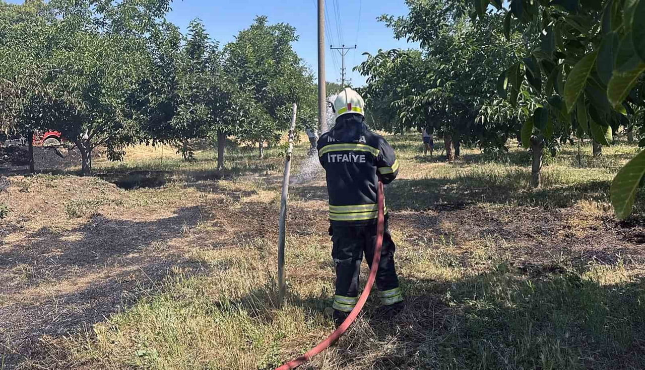ARAZİ YANGINLARI BÜYÜMEDEN SÖNDÜRÜLDÜ