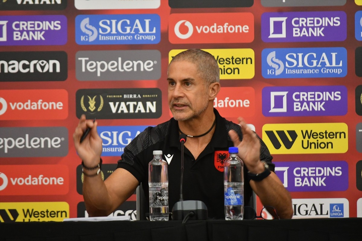 Arnavutluk Milli Futbol Takımı'nın 2026 FIFA Dünya Kupası Avrupa Elemeleri K Grubu'nda 13 Kasım'da...