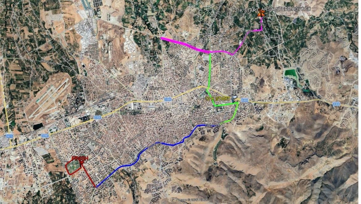 ARSLANTEPE YARI MARATONU İÇİN TRAFİK TEDBİRLERİ ALINDI