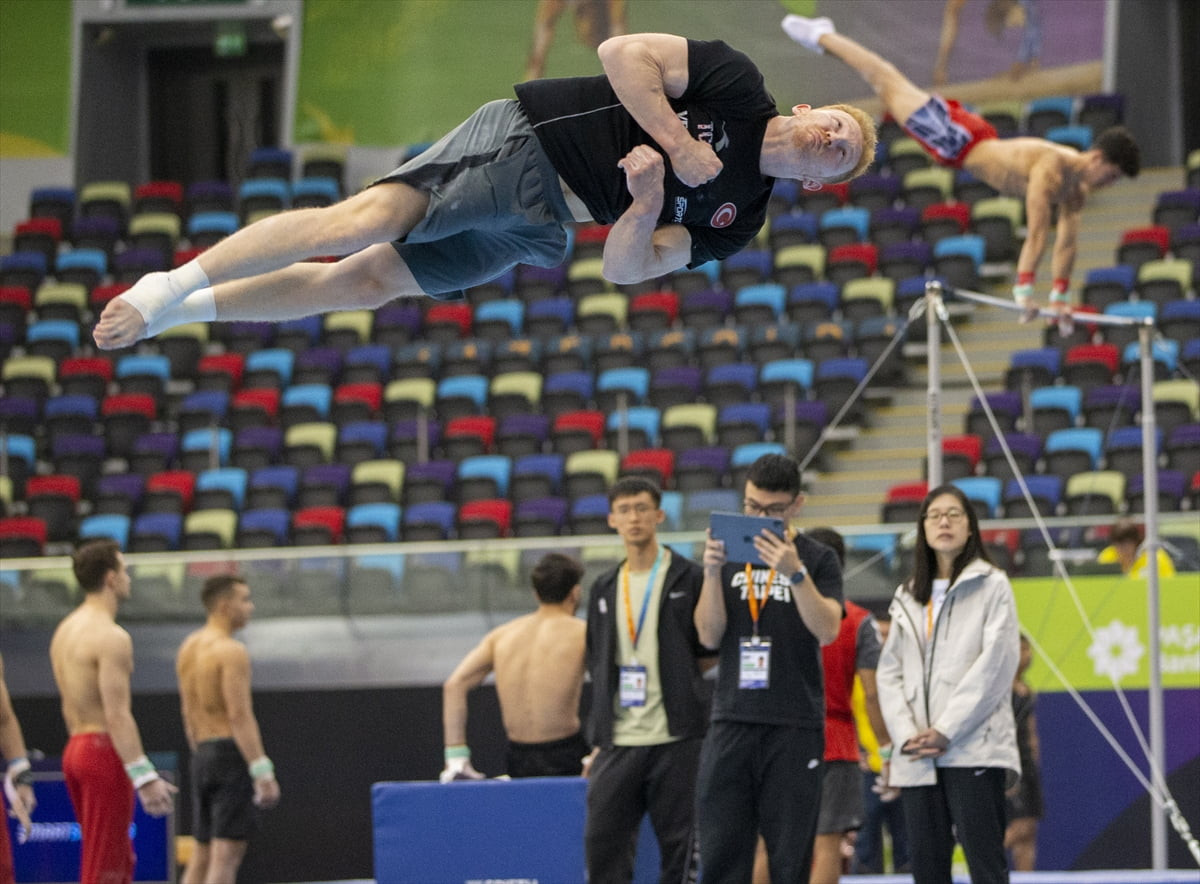 Artistik Cimnastik Milli Takımı, Azerbaycan'ın ev sahipliğinde düzenlenecek Dünya Kupası öncesi...