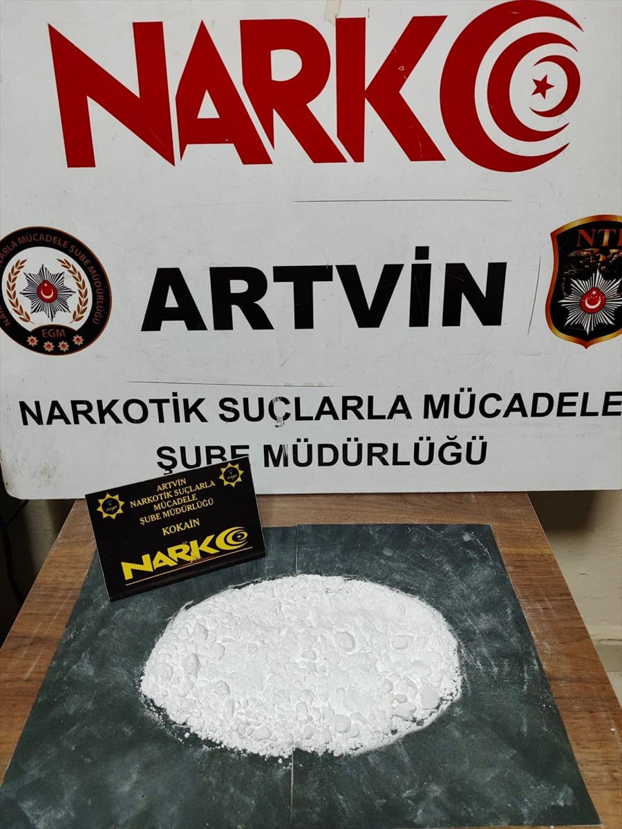 Artvin'in Kemalpaşa ilçesindeki Sarp Sınır Kapısı'nda düzenlenen uyuşturucu operasyonunda...