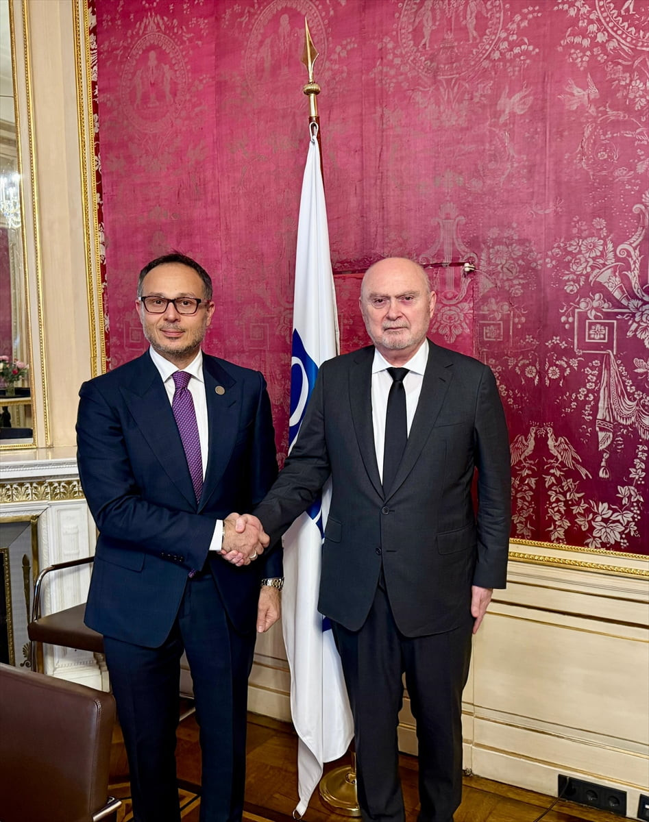 Avrupa Güvenlik ve İşbirliği Teşkilatı (AGİT) Genel Sekreteri Feridun Sinirlioğlu (sağda), Türk...