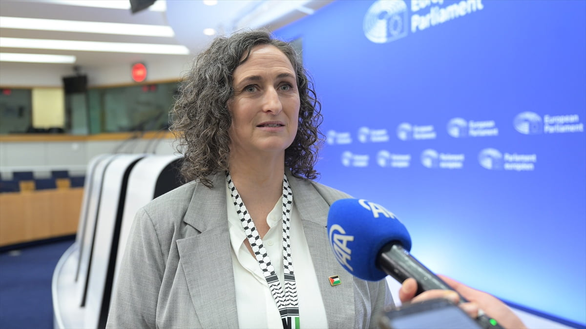 Avrupa Parlamentosu Sol Grup milletvekili ve Filistin ile İlişkiler Delegasyonu Başkanı Lynn...