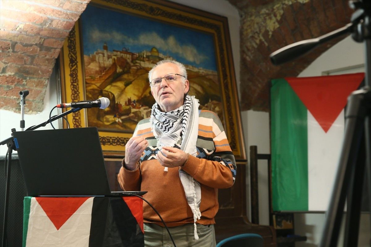 Avusturyalı tarihçi Franz Sölkner, Avusturya Filistin Topluluğu tarafından "Filistin Çatışmasını...