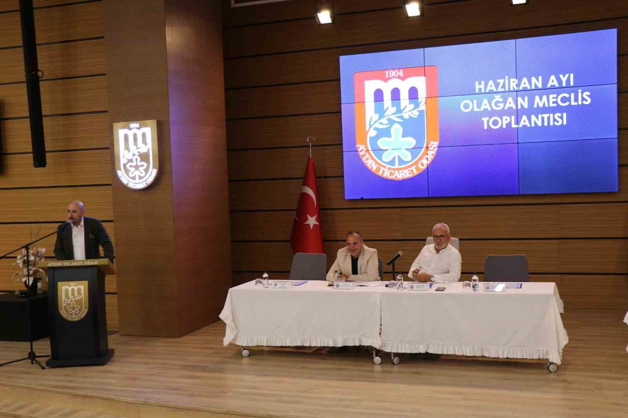 AYDIN TİCARET ODASI’NIN (AYTO) HAZİRAN AYI OLAĞAN MECLİS TOPLANTISI, ODAMIZ M. RİFAT...