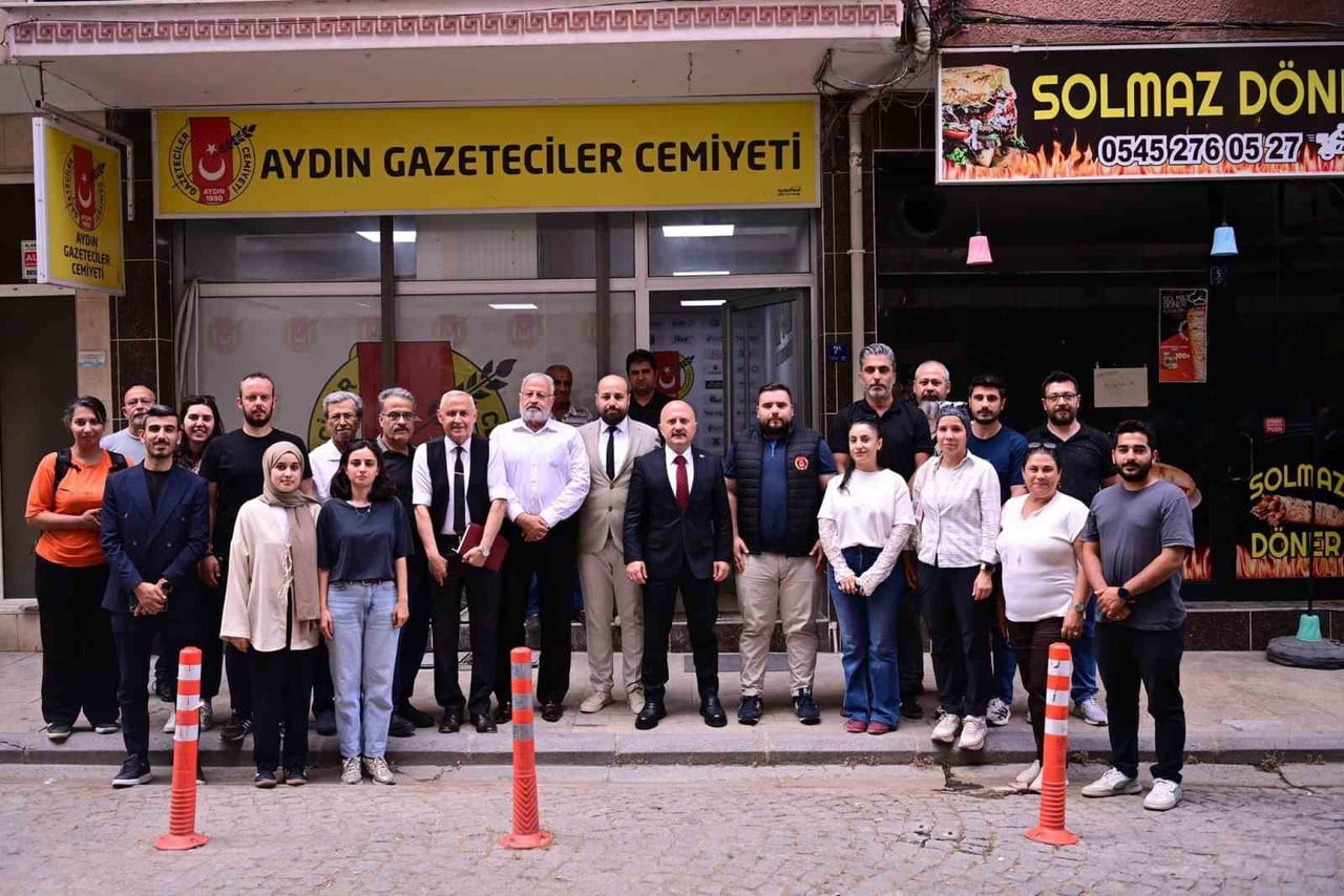 AYDIN VALİSİ DR. OSMAN VAROL, AYDIN BÜYÜKŞEHİR GAZETECİLER CEMİYETİ (ABGC) VE AYDIN GAZETECİLER...