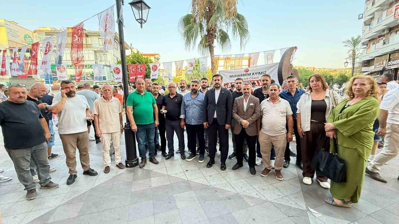 AYDIN'IN KUŞADASI İLÇESİNDE MİLLİYETÇİ HAREKET PARTİSİ (MHP) KUŞADASI İLÇE BAŞKANLIĞI TARAFINDAN...