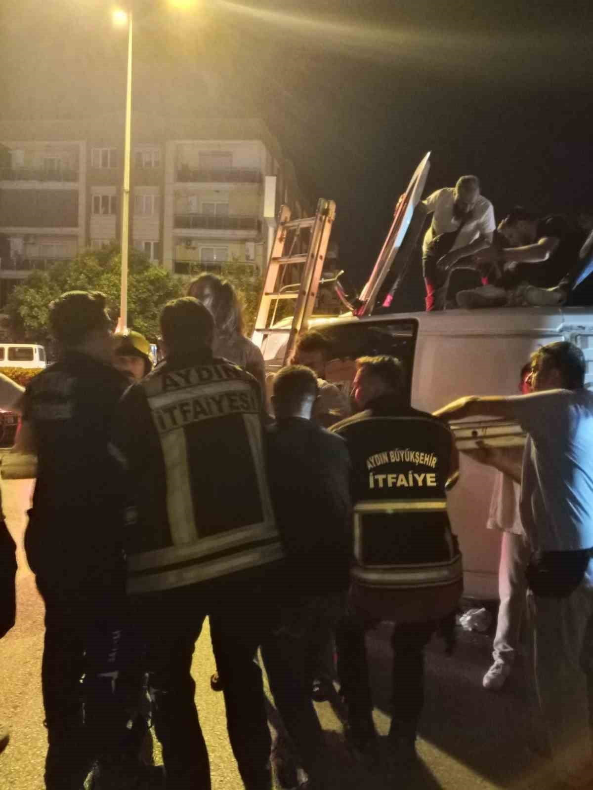 AYDIN’DA TRAFİK KAZASI: 2 YARALI