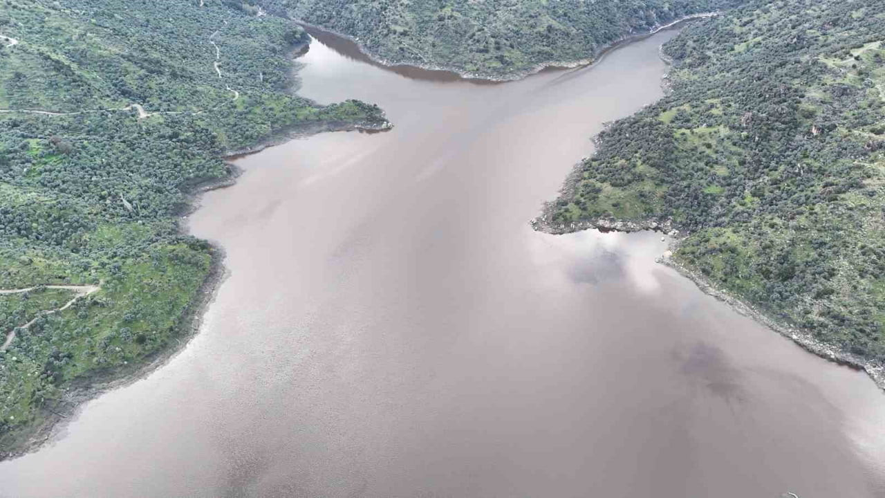 AYDIN’IN KARPUZLU İLÇESİNDE BULUNAN YAYLAKAVAK BARAJI, SON YAĞIŞLARIN ARDINDAN DOLULUK ORANINDAKİ...