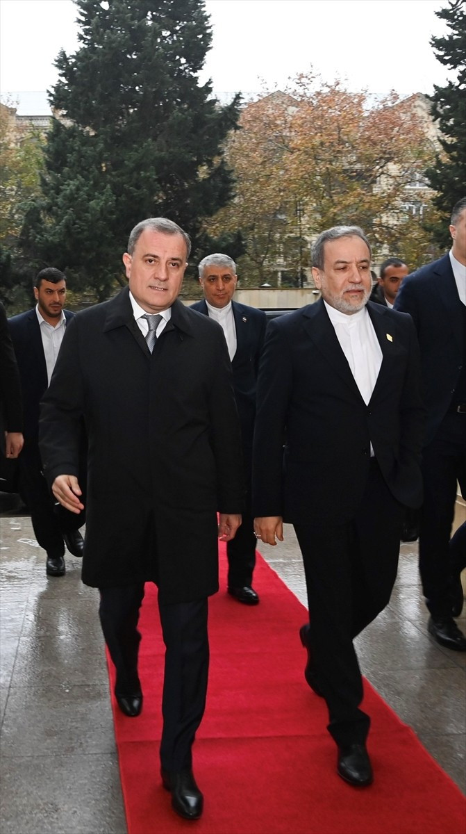 Azerbaycan Dışişleri Bakanı Ceyhun Bayramov ile İran Dışişleri Bakanı Abbas Erakçi, Bakü'de iki...