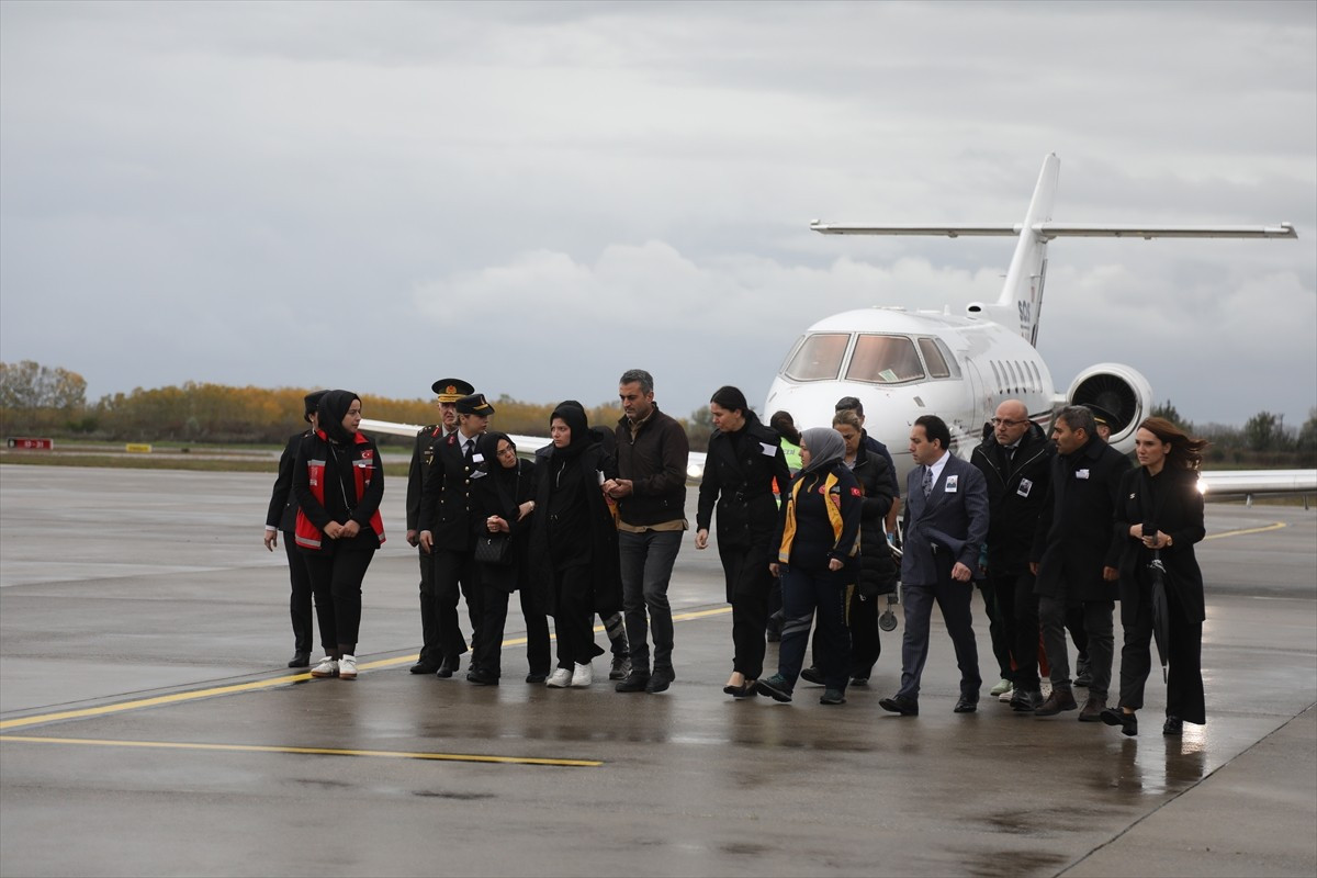 Azerbaycan-Gürcistan sınırında düşen Milli Savunma Bakanlığına ait C130 tipi askeri kargo uçağında...