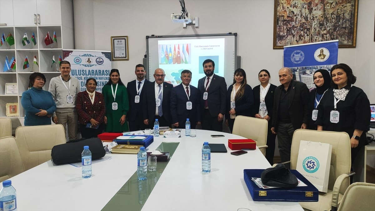 Azerbaycan'ın başkenti Bakü'de "1. Uluslararası Dilin Gücü, Kültürün Hafızası: Türk Dünyasında...