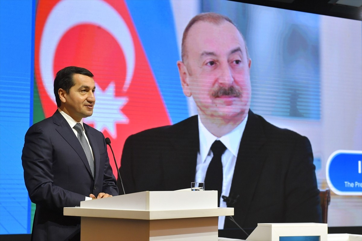 Azerbaycan'ın başkenti Bakü'de, Türk Devletleri Teşkilatı (TDT) üyesi ülkeleri Sivil Toplum...