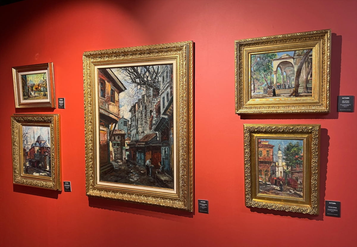 Azerbaycanlı ressam İbrahim Safi'nin "SafiStanbul - İbrahim Safi Retrospektif Sergisi", Fatih'te...