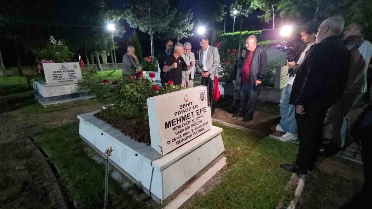 BABALAR GÜNÜ’NDE KÜTAHYA TAYYARE ŞEHİTLİĞİ’NDE DUYGU DOLU BULUŞMA