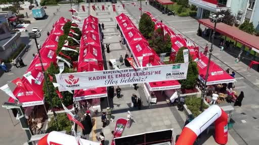 Bahçelievler’de BAHMEK Kurs Sergisi açıldı