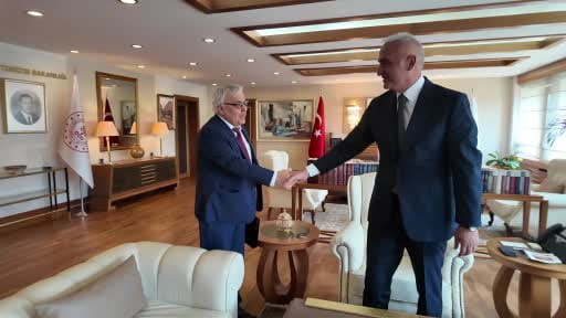 Bakan Ersoy, Rusya’nın yeni büyükelçisini ağırladı