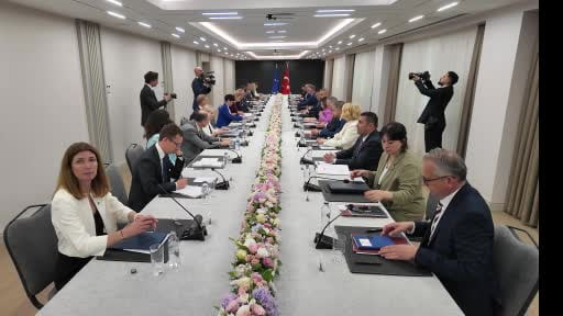 Bakan Fidan, AB Komisyonu Başkan Yardımcısı Kallas ve beraberindeki heyetle bir araya geldi