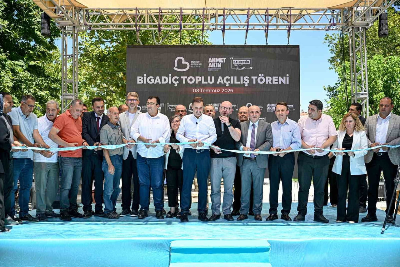 BALIKESİR BÜYÜKŞEHİR BELEDİYE BAŞKANI AHMET AKIN, BİGADİÇ'TE KENT LOKANTASI VE EMEKLİLER EVİ'NİN...