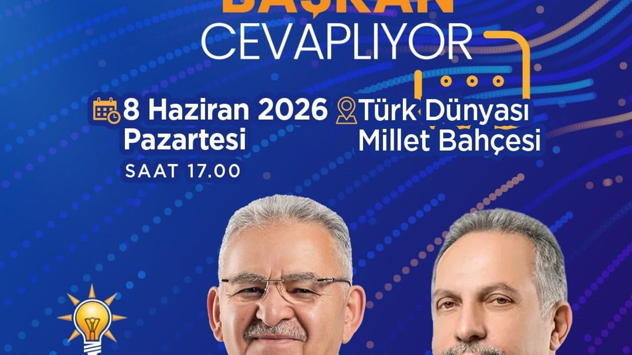 Başkan Büyükkılıç, Kayserililerle Buluşacak
