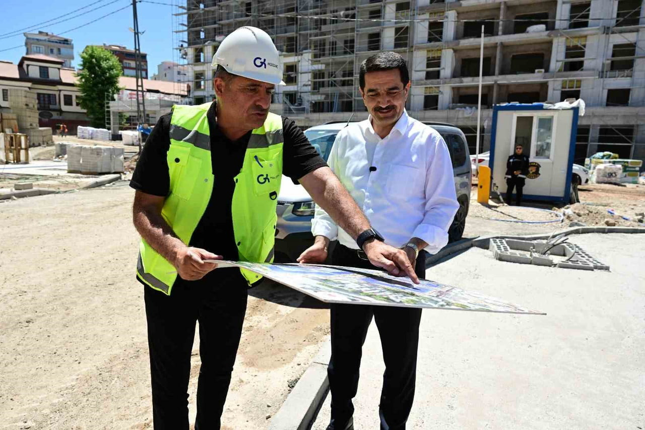 BAŞKAN TAŞKIN REZERV ALANINDA İNCELEMEDE BULUNDU