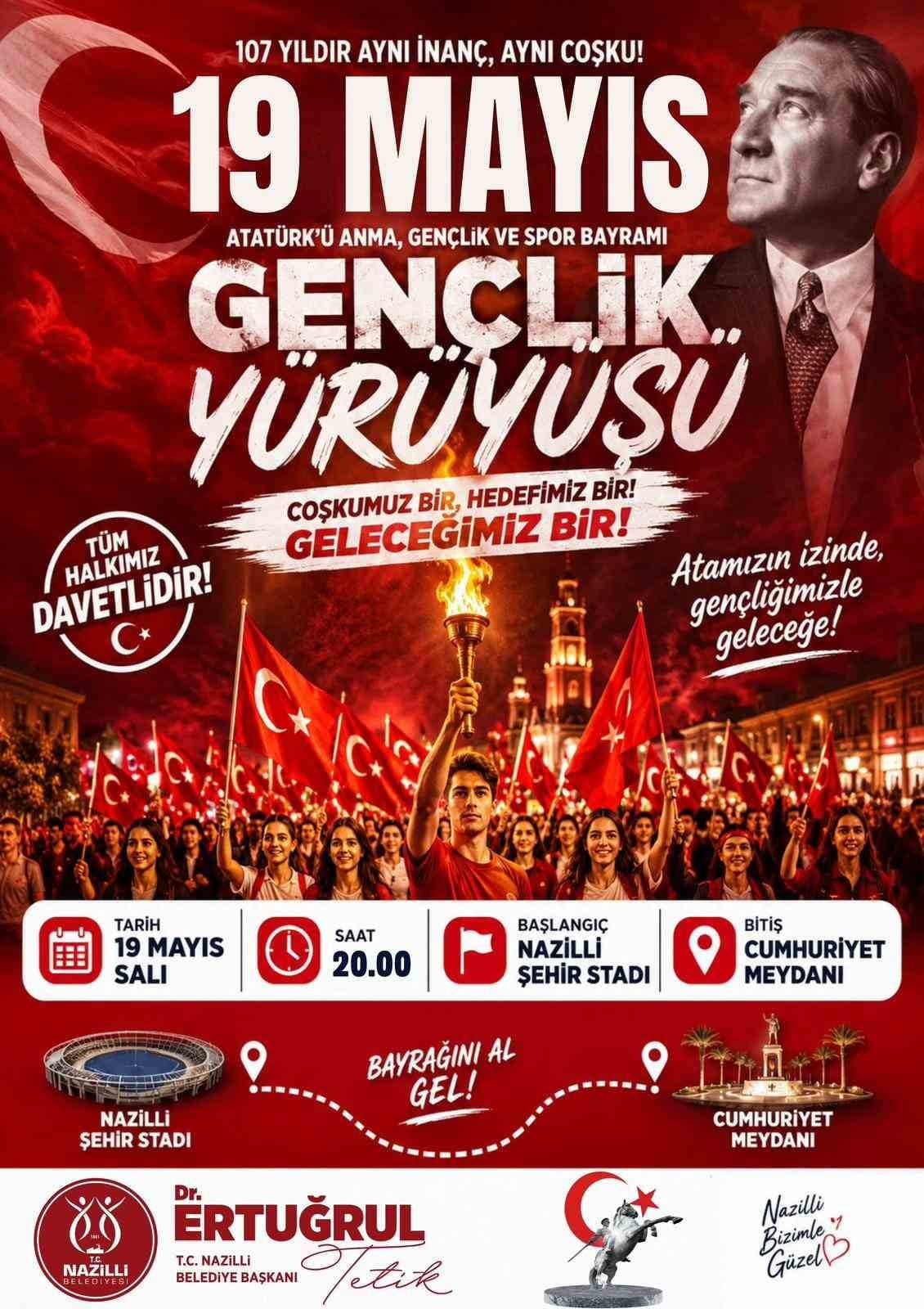 BAŞKAN TETİK, VATANDAŞLARI YÜRÜYÜŞE DAVET ETTİ
